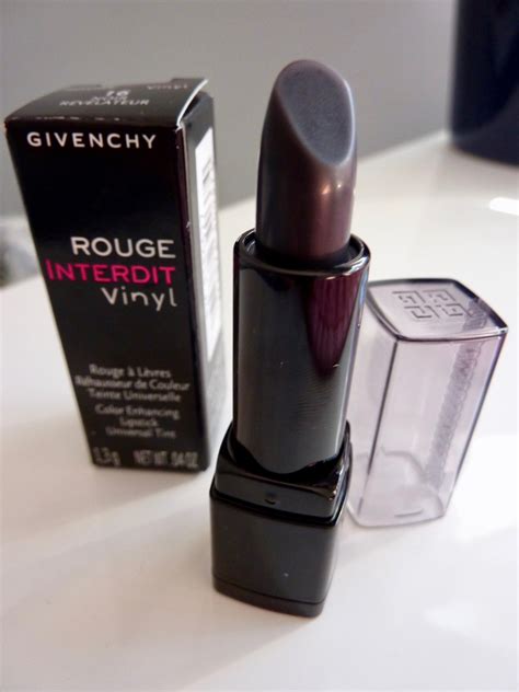 son dưỡng givenchy rouge interdit vinyl 16 noir révelateur|Givenchy rouge interdit temptation black.